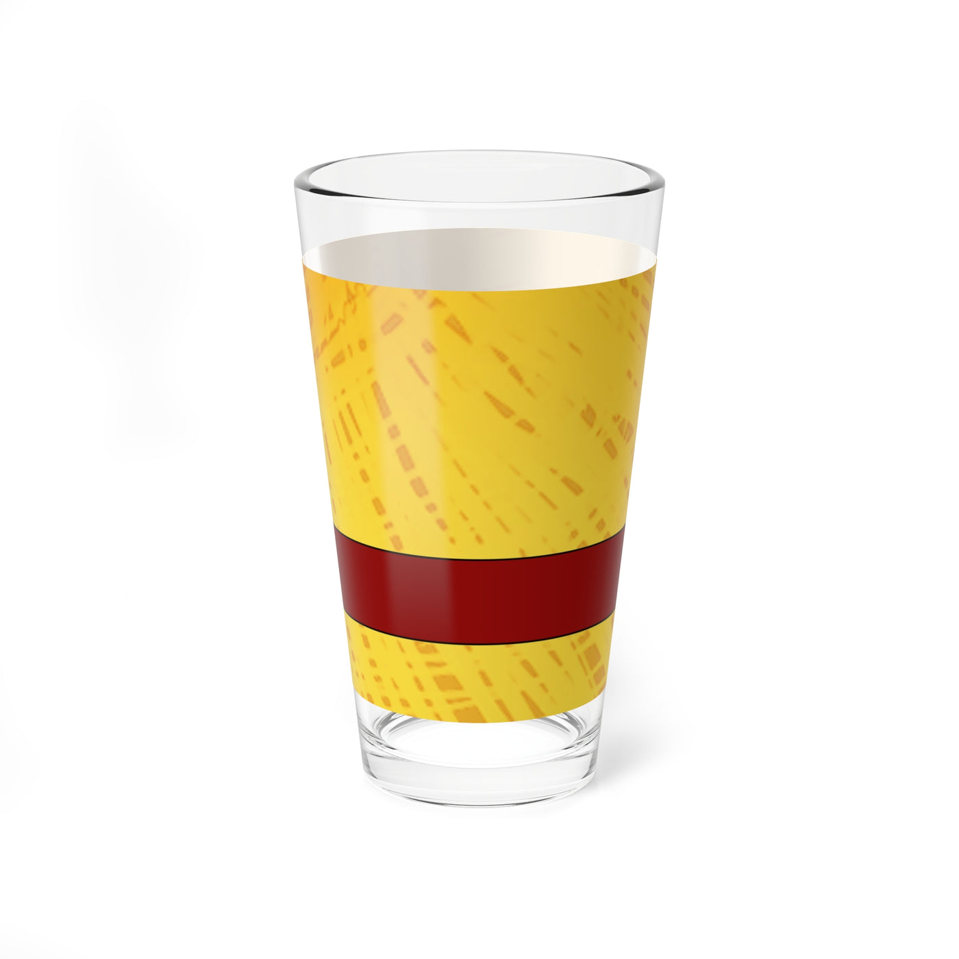 Mixing Glass: Fanart Straw hat 16oz Mixing Glass - Perfect for Cocktails & Smoothies