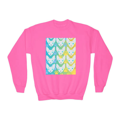 Sweatshirt: Hairless Kitty Design Crewneck