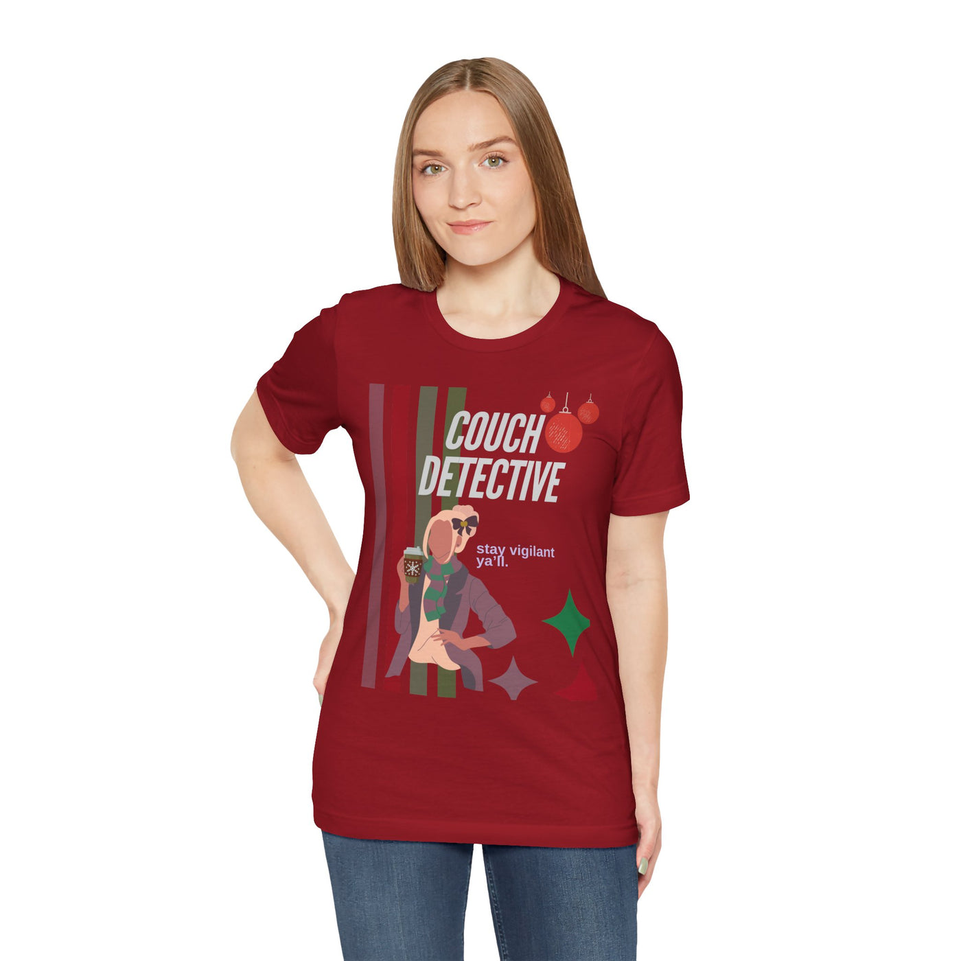 T-shirt: Couch Detective | Stay Vigilant | Holiday Edition