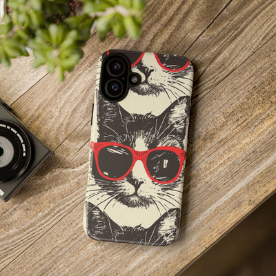 Phone Case: Sassy Cat Phone Case, Cute Cat Lovers Gift, Pet Lover Accessory, Fun Cat Phone Cover, Stylish Gadget Protection