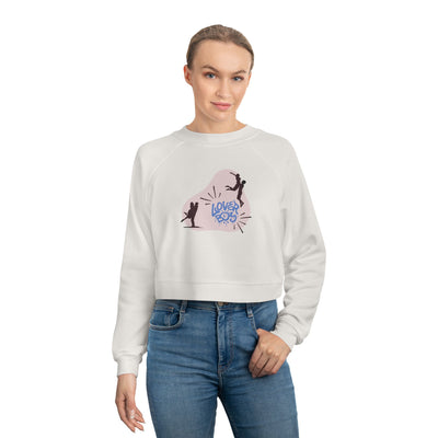 Fleece Pullover: Oh Lover Boy | Cropped Design