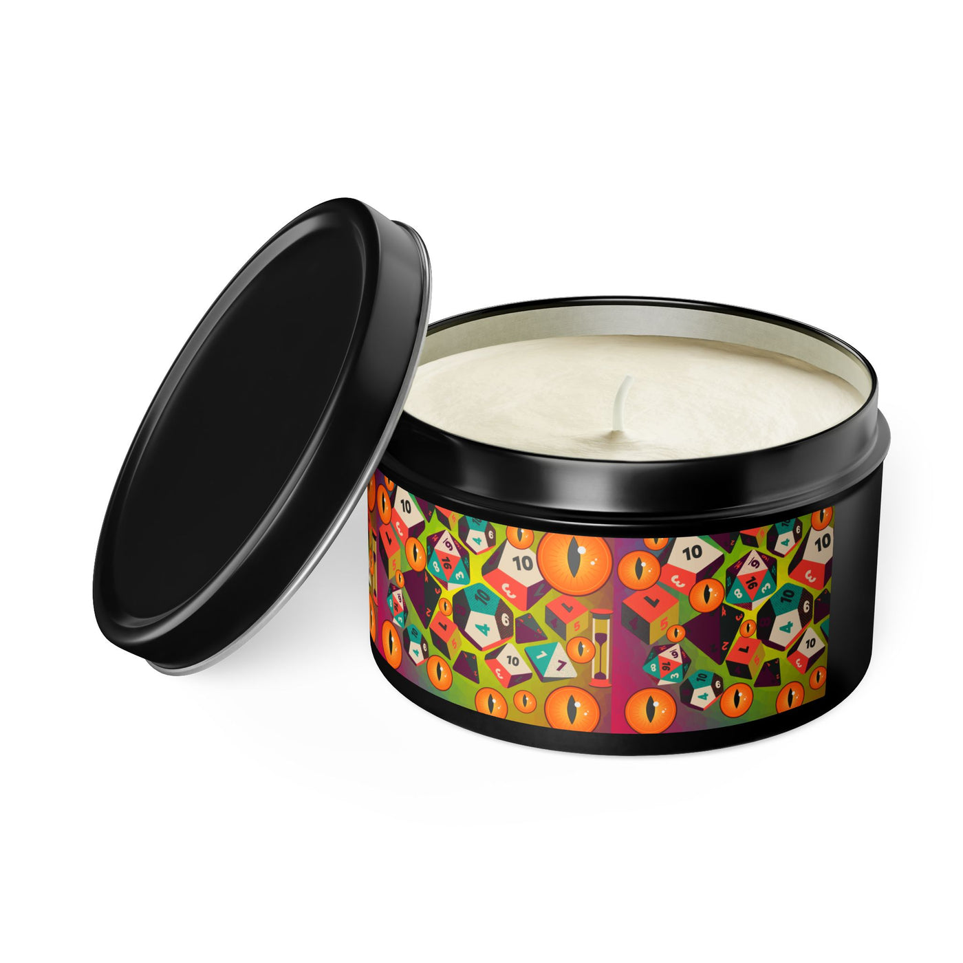 Tin Candle: Dice and Dragon Eyes