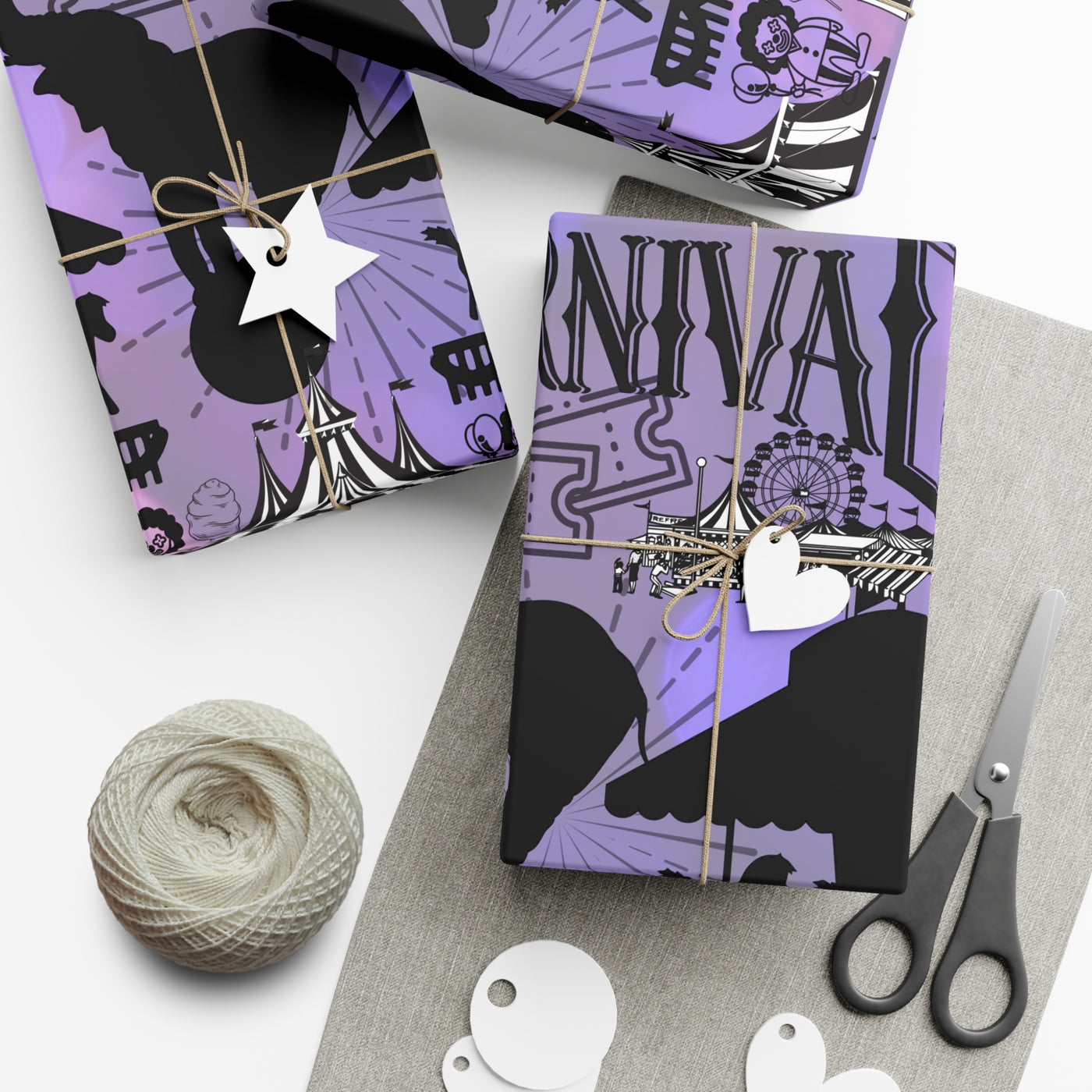 Wrapping Paper: Entertain Us | Carnival Theme