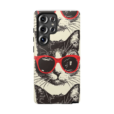Phone Case: Sassy Cat Phone Case, Cute Cat Lovers Gift, Pet Lover Accessory, Fun Cat Phone Cover, Stylish Gadget Protection