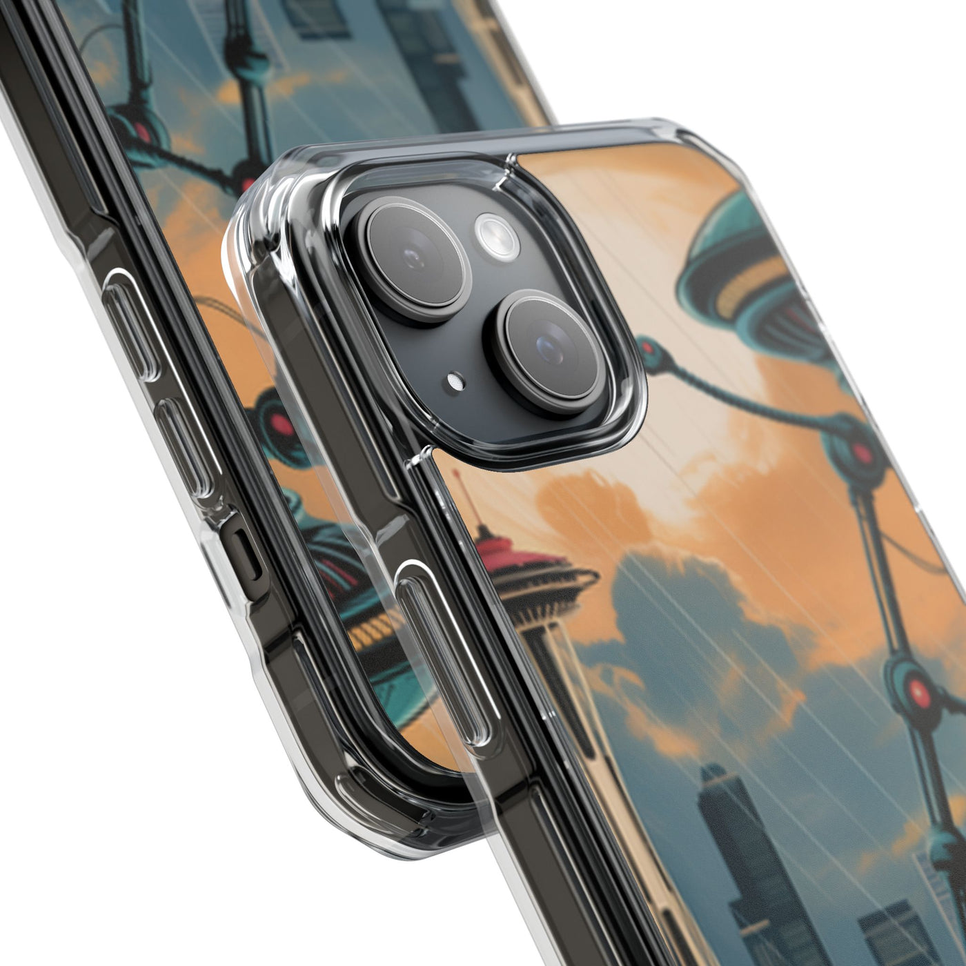 Phone Case: Futuristic Magnetic Phone Case | Unique Clear Impact Case, Modern Phone Accessories, Gift for Tech Lovers, Artistic Phone Cover, [...]