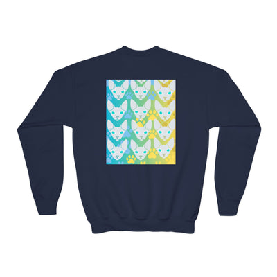 Sweatshirt: Hairless Kitty Design Crewneck