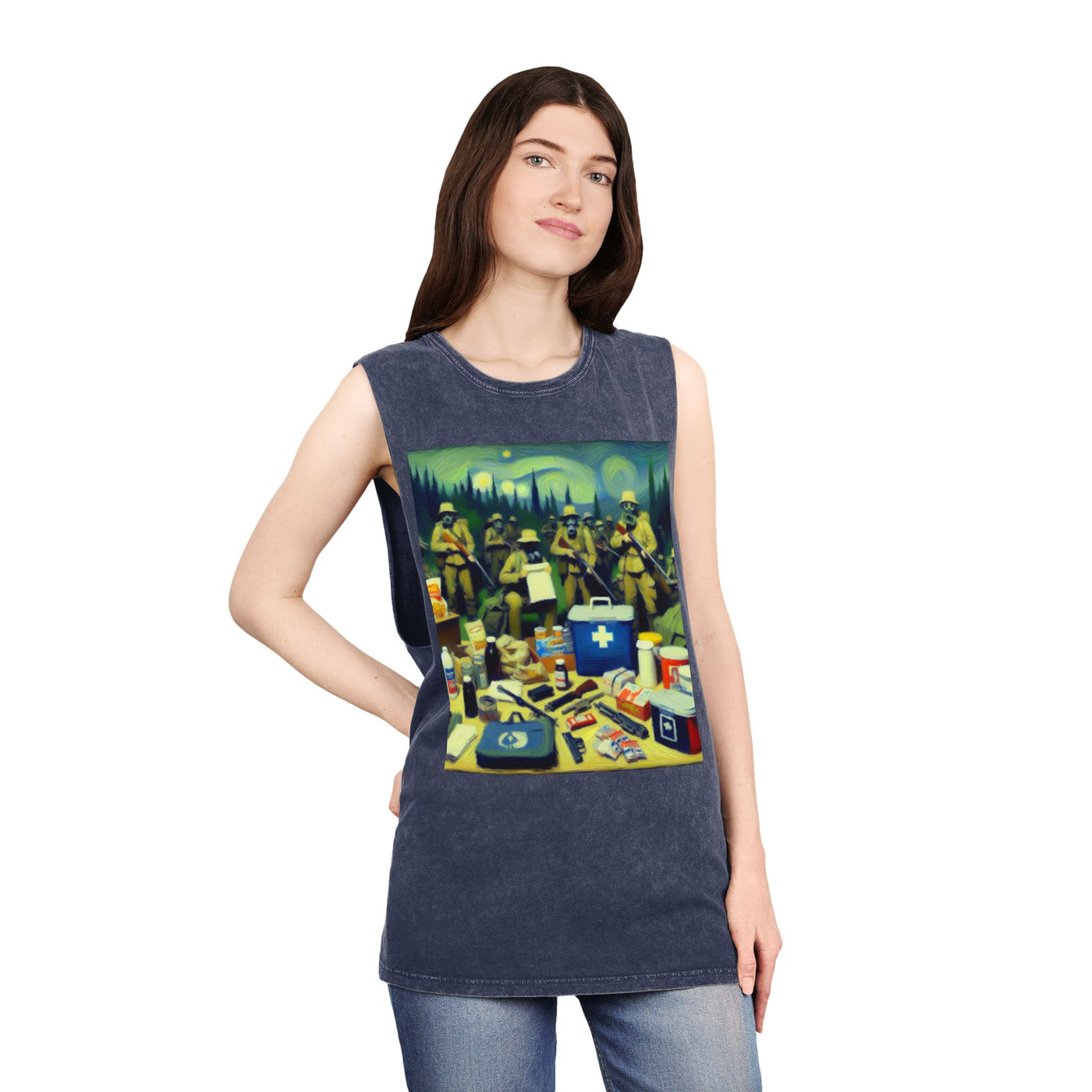 Vintage Zombie Apocalypse Supply Run Tank Top
