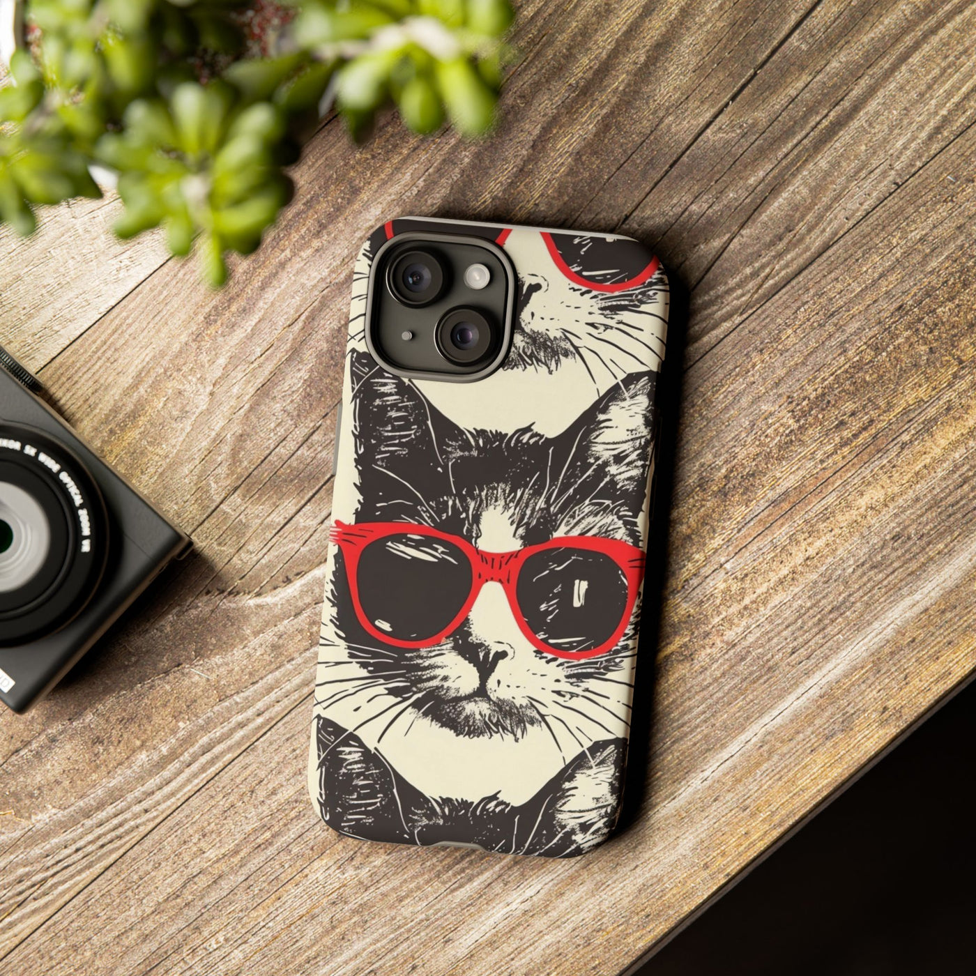 Phone Case: Sassy Cat Phone Case, Cute Cat Lovers Gift, Pet Lover Accessory, Fun Cat Phone Cover, Stylish Gadget Protection