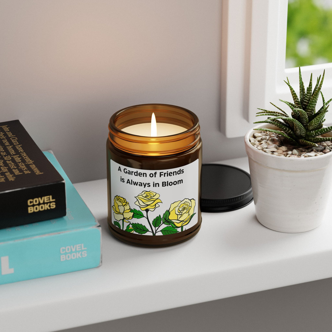 Soy Candle: A Garden of Friends is Always in Bloom