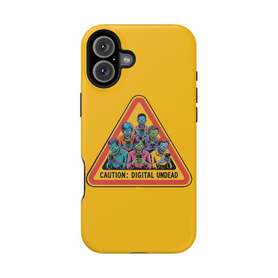 Phone Case: Zombie-Themed Tough Case for iPhone, Caution Digital Undead Phone Cover, Phone Accessory for Halloween, Unique Gift Idea, Trendy Phone [...]
