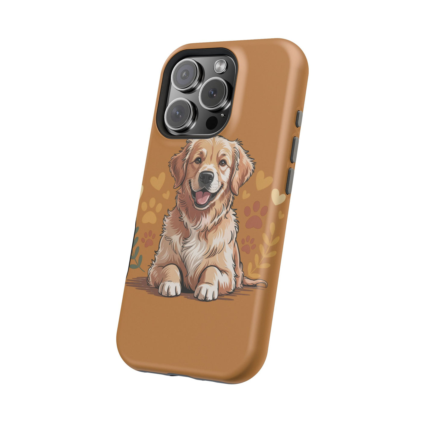 Dog Lover Magnetic Phone Case, Cute Pet Cases for iPhone, Dog-themed Phone Covers, Golden Retriever Case, Gifts for Dog Owners
