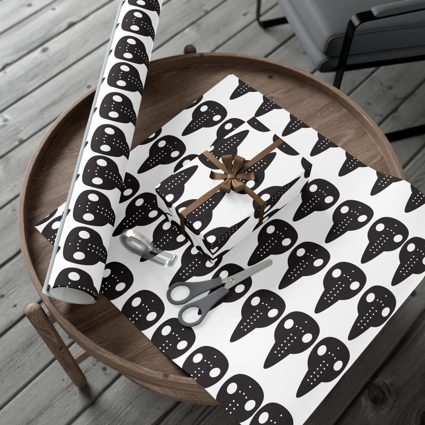 Wrapping Paper: Of Epidemic Proportions | Plague Mask
