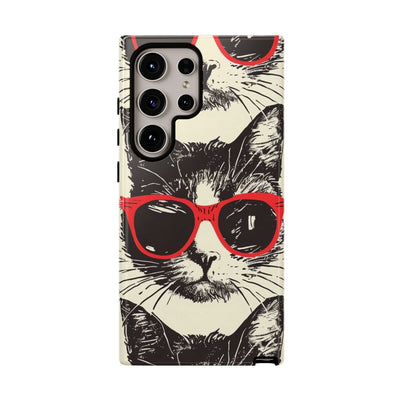Phone Case: Sassy Cat Phone Case, Cute Cat Lovers Gift, Pet Lover Accessory, Fun Cat Phone Cover, Stylish Gadget Protection