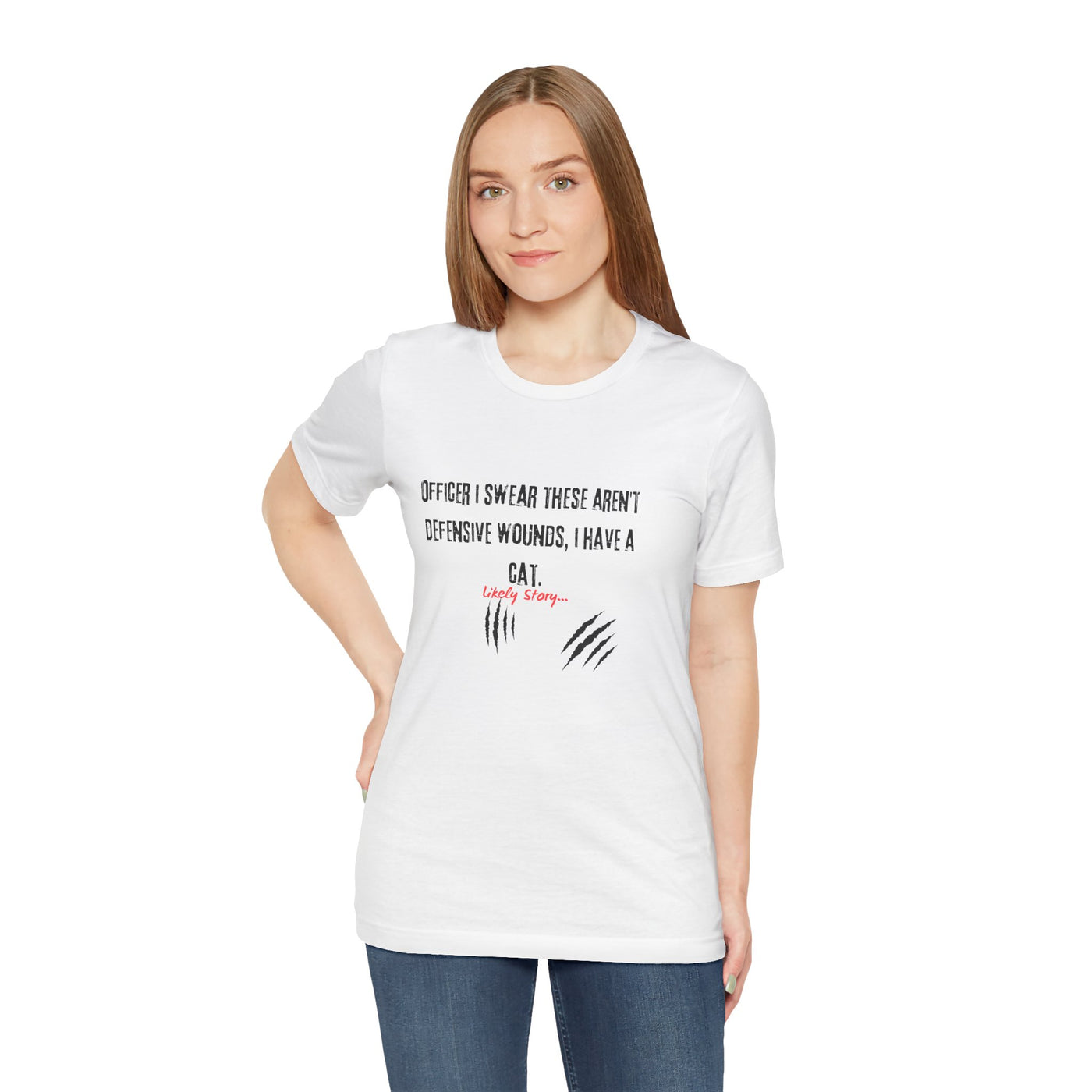 T-shirt: True Crime Joke | Cat Scratches