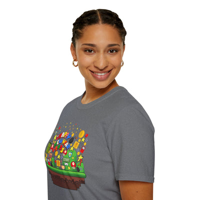 T-Shirt: Happy New Year Gamer Design | Retro
