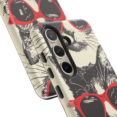 Phone Case: Sassy Cat Phone Case, Cute Cat Lovers Gift, Pet Lover Accessory, Fun Cat Phone Cover, Stylish Gadget Protection
