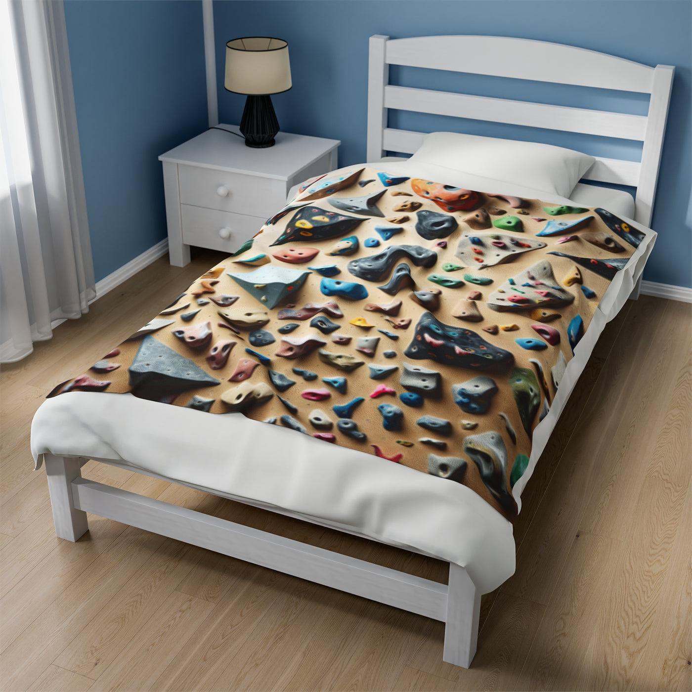 Blanket: Climbing-Themed Plush Blanket