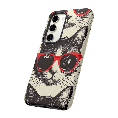 Phone Case: Sassy Cat Phone Case, Cute Cat Lovers Gift, Pet Lover Accessory, Fun Cat Phone Cover, Stylish Gadget Protection