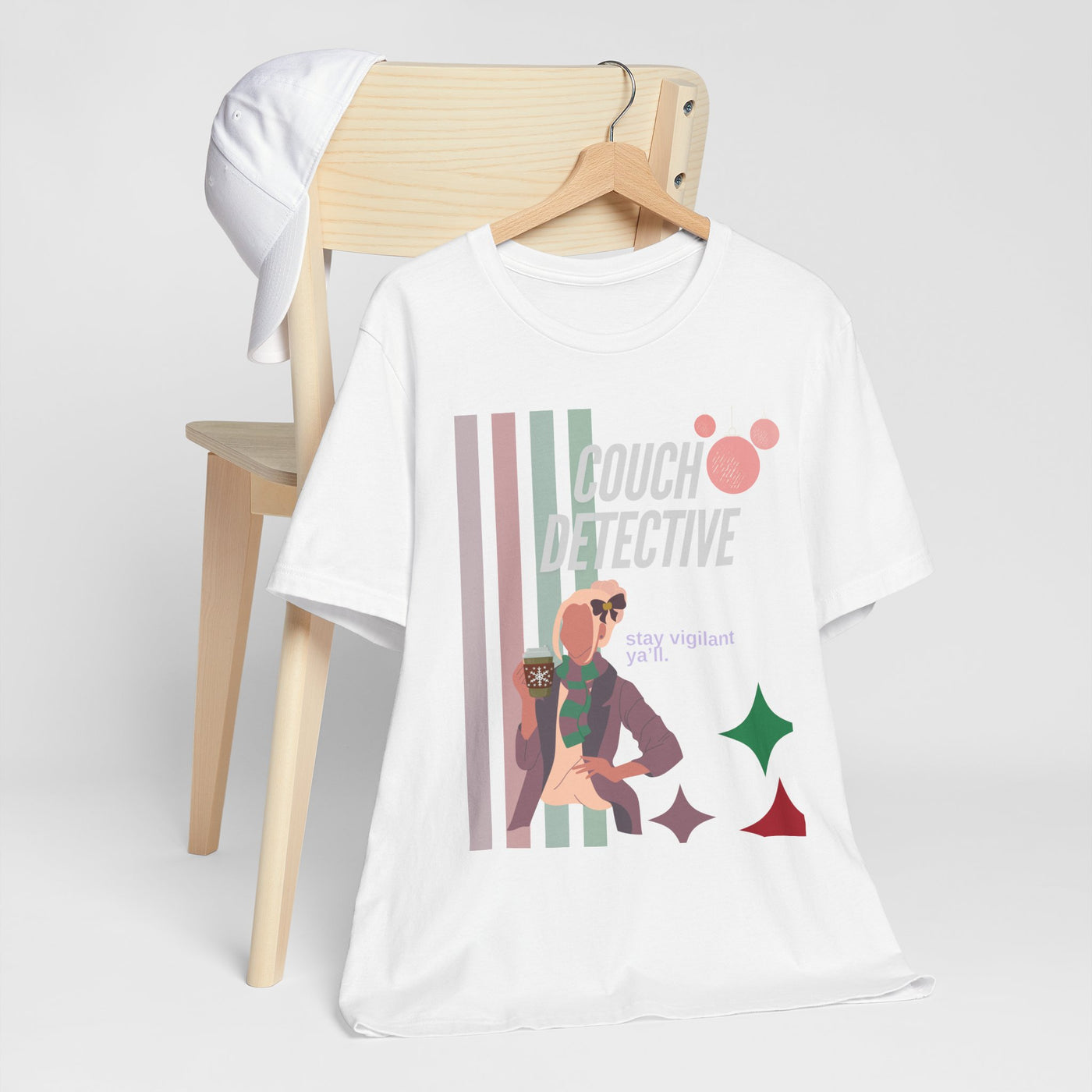 T-shirt: Couch Detective | Stay Vigilant | Holiday Edition