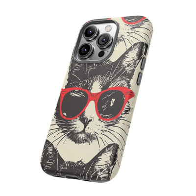 Phone Case: Sassy Cat Phone Case, Cute Cat Lovers Gift, Pet Lover Accessory, Fun Cat Phone Cover, Stylish Gadget Protection