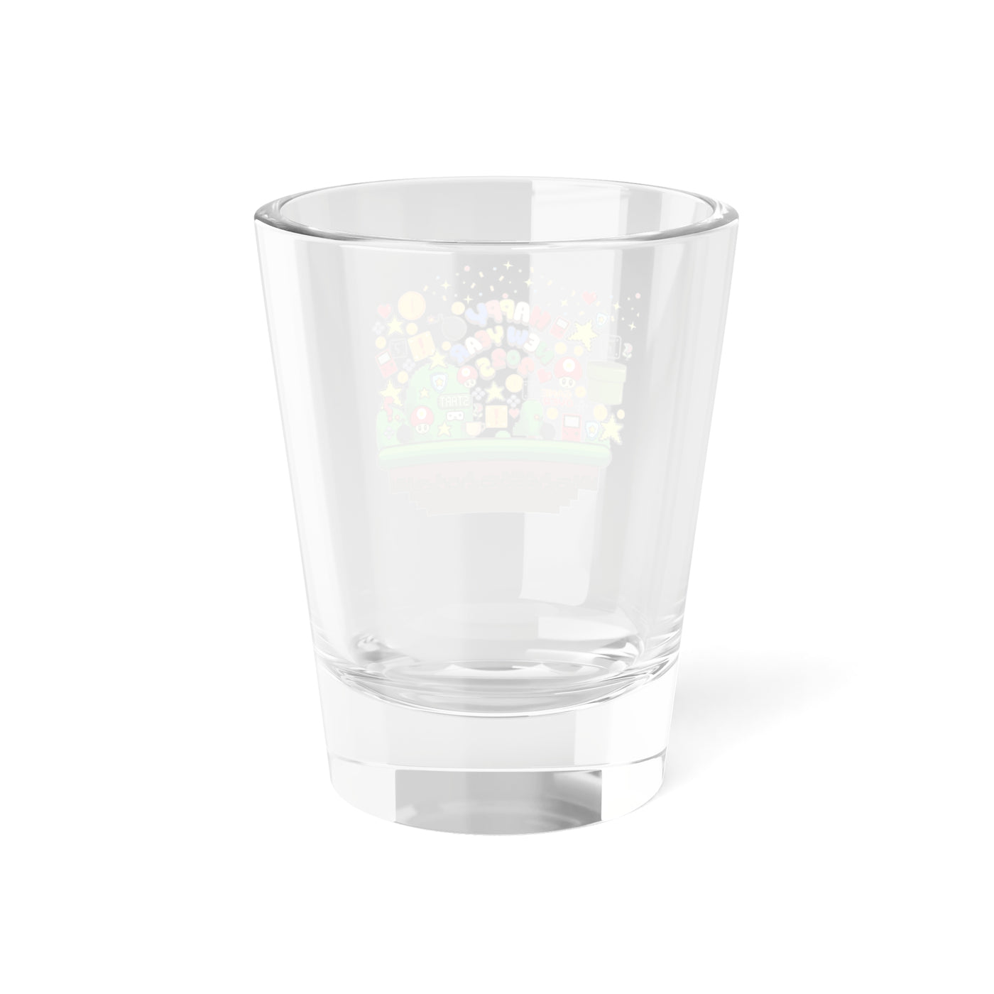 Shot Glass: Happy New Year Gamer Design