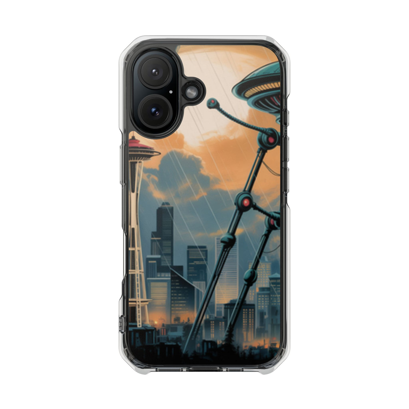 Phone Case: Futuristic Magnetic Phone Case | Unique Clear Impact Case, Modern Phone Accessories, Gift for Tech Lovers, Artistic Phone Cover, [...]
