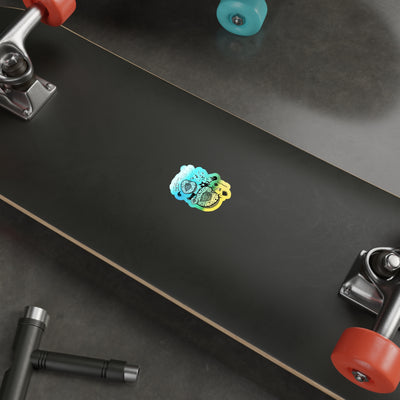 Die-Cut Stickers: Just Peachy | Holographic