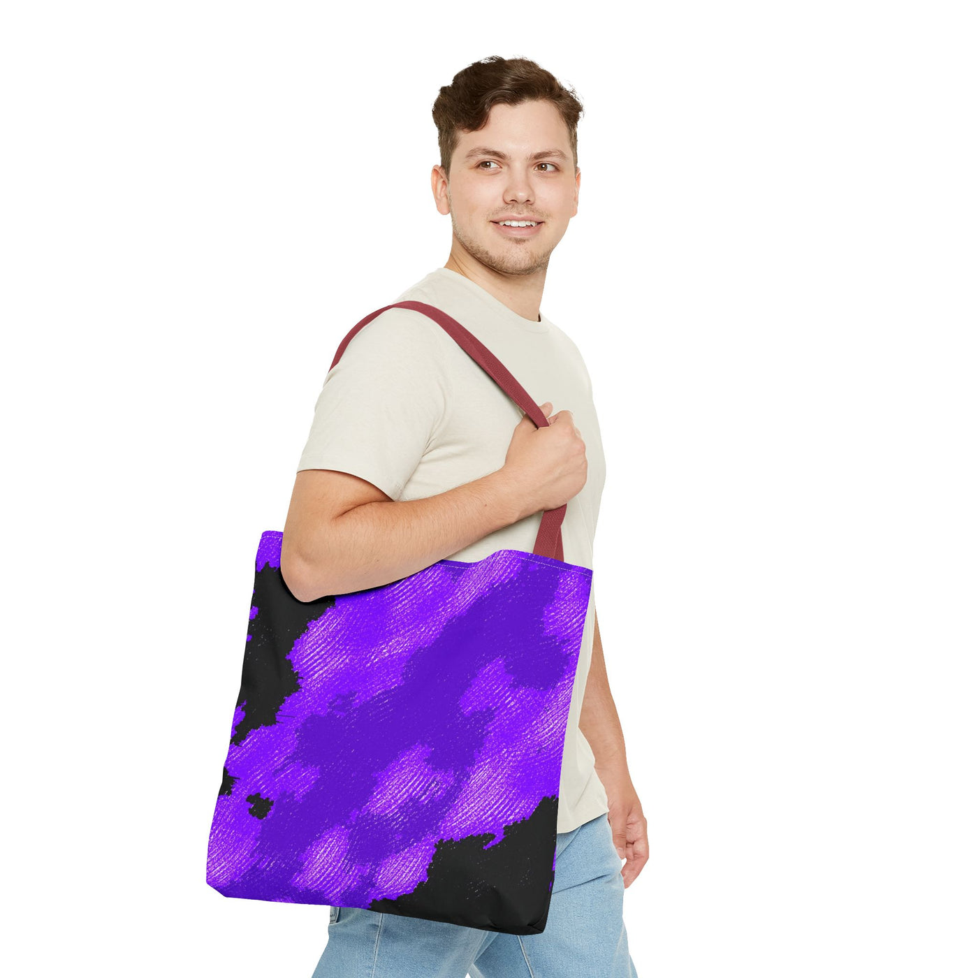 Tote Bag: Haze of Purple Design
