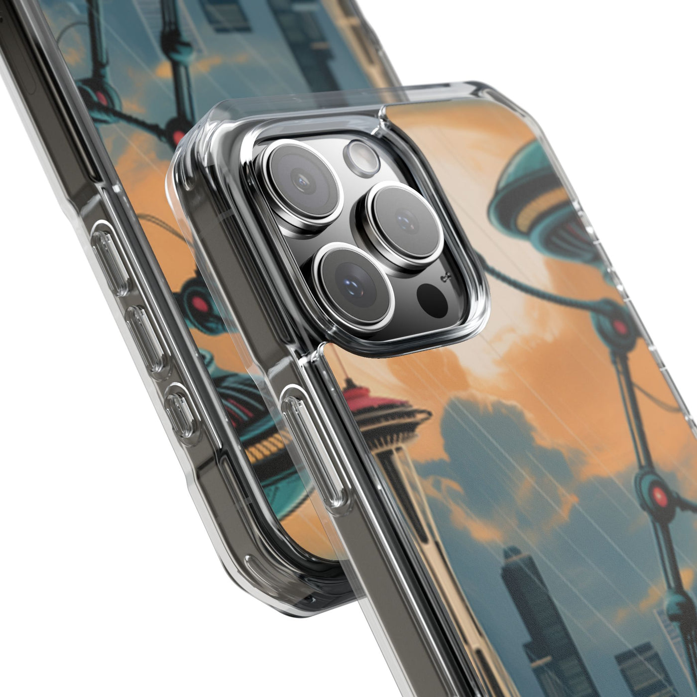 Phone Case: Futuristic Magnetic Phone Case | Unique Clear Impact Case, Modern Phone Accessories, Gift for Tech Lovers, Artistic Phone Cover, [...]