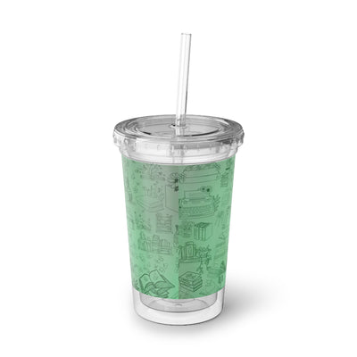 Cup: Bookish Design Acrylic Cup