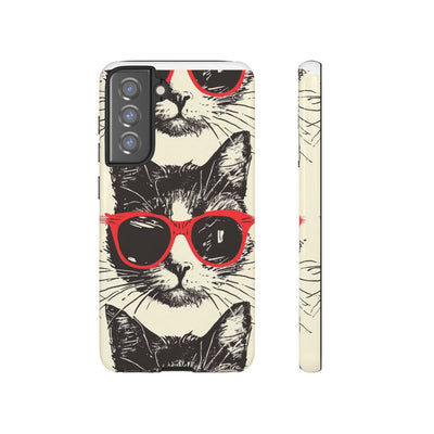 Phone Case: Sassy Cat Phone Case, Cute Cat Lovers Gift, Pet Lover Accessory, Fun Cat Phone Cover, Stylish Gadget Protection
