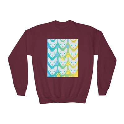 Sweatshirt: Hairless Kitty Design Crewneck