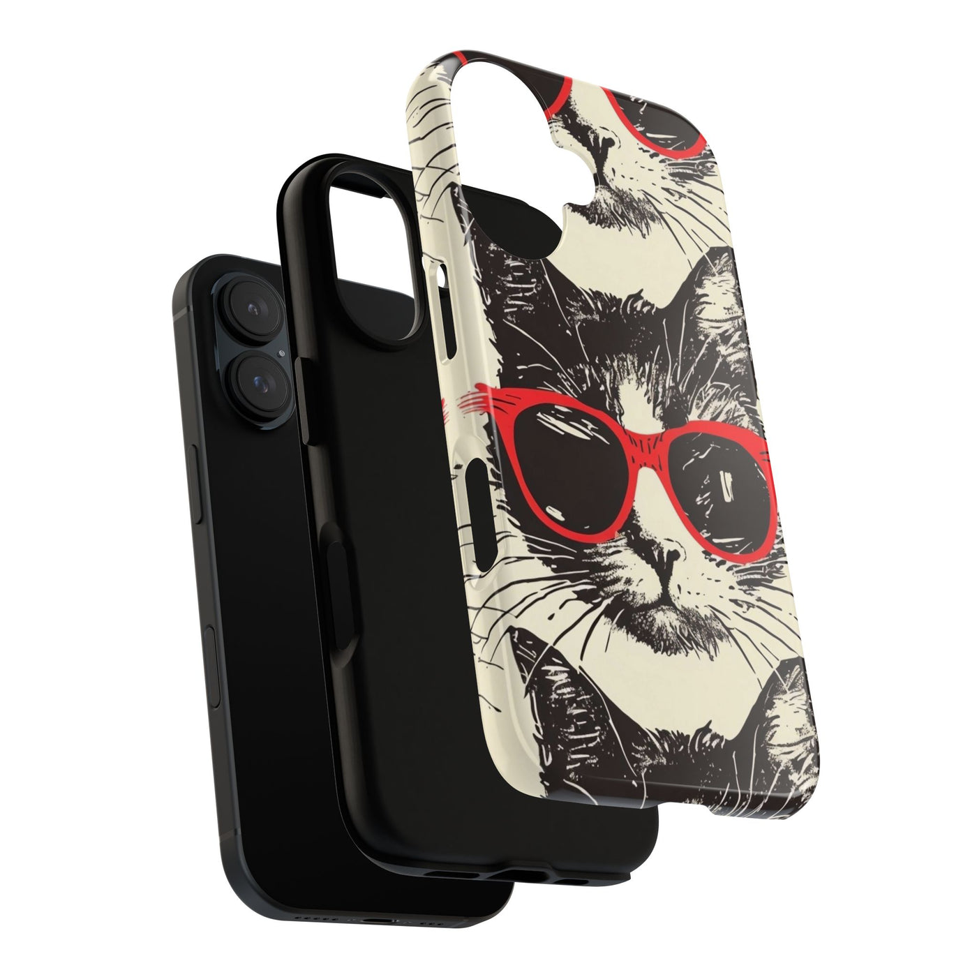 Phone Case: Sassy Cat Phone Case, Cute Cat Lovers Gift, Pet Lover Accessory, Fun Cat Phone Cover, Stylish Gadget Protection