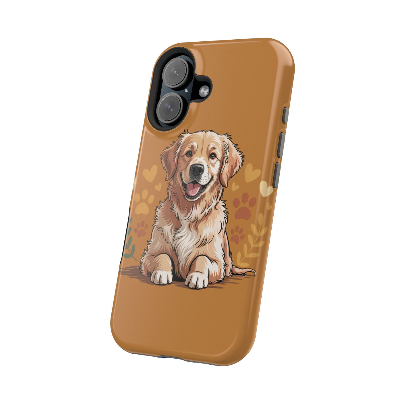 Dog Lover Magnetic Phone Case, Cute Pet Cases for iPhone, Dog-themed Phone Covers, Golden Retriever Case, Gifts for Dog Owners