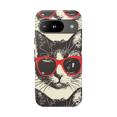 Phone Case: Sassy Cat Phone Case, Cute Cat Lovers Gift, Pet Lover Accessory, Fun Cat Phone Cover, Stylish Gadget Protection