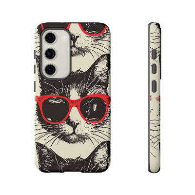 Phone Case: Sassy Cat Phone Case, Cute Cat Lovers Gift, Pet Lover Accessory, Fun Cat Phone Cover, Stylish Gadget Protection