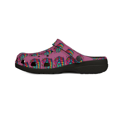 Shoes: Happy Birthday Colorful Cupcake Clogs - Summer Essentials