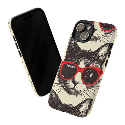 Phone Case: Sassy Cat Phone Case, Cute Cat Lovers Gift, Pet Lover Accessory, Fun Cat Phone Cover, Stylish Gadget Protection