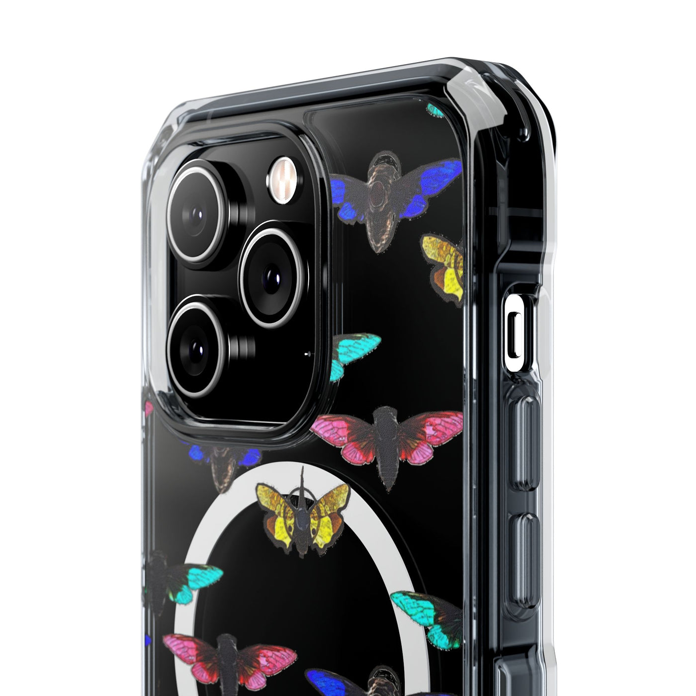Phone Case: Magnetic Glow Moth Clear Impact Iphone Case