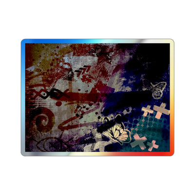 Die-Cut Stickers: For the Punks | Holographic Style