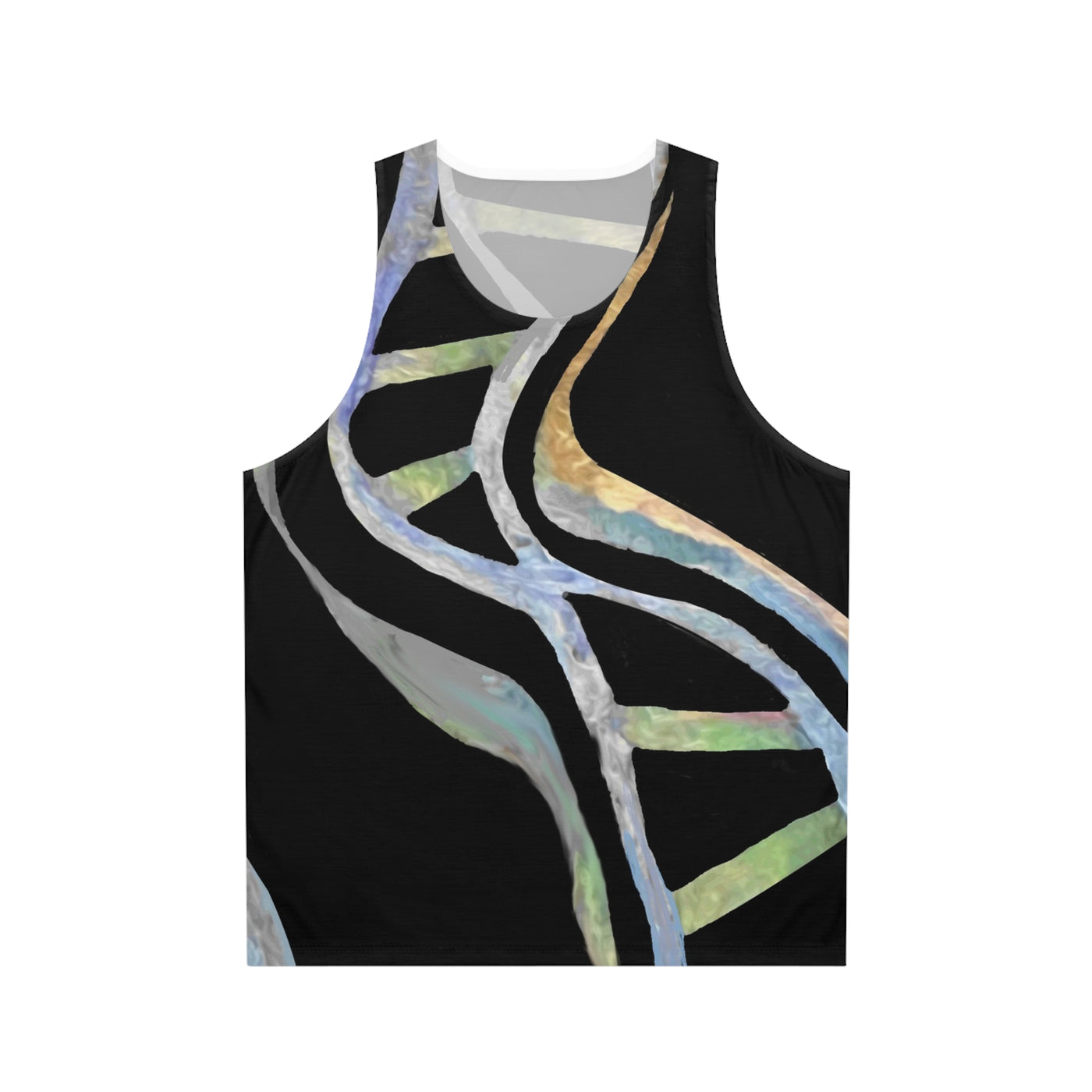 DNA Art Unisex Tank Top - Stylish and Unique Design for Science Lovers