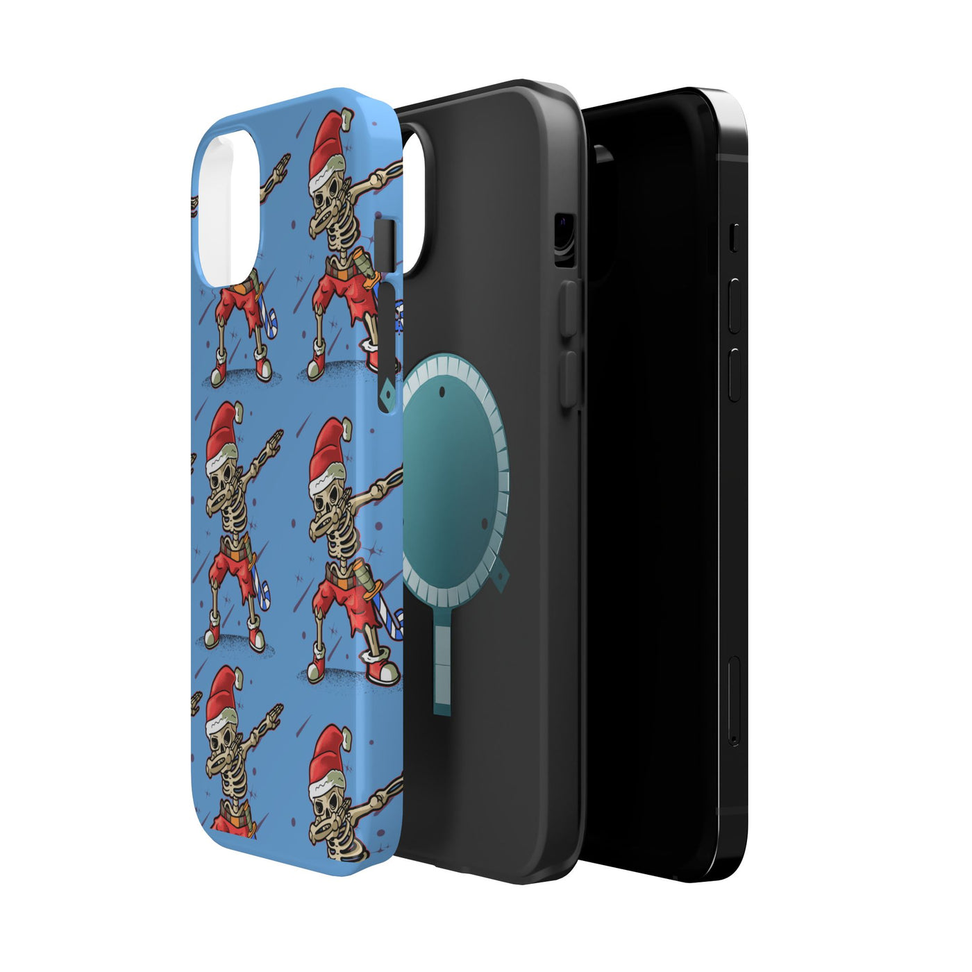 Santa Skelly Celly Phone Case | Durable & MagSafe Compatible