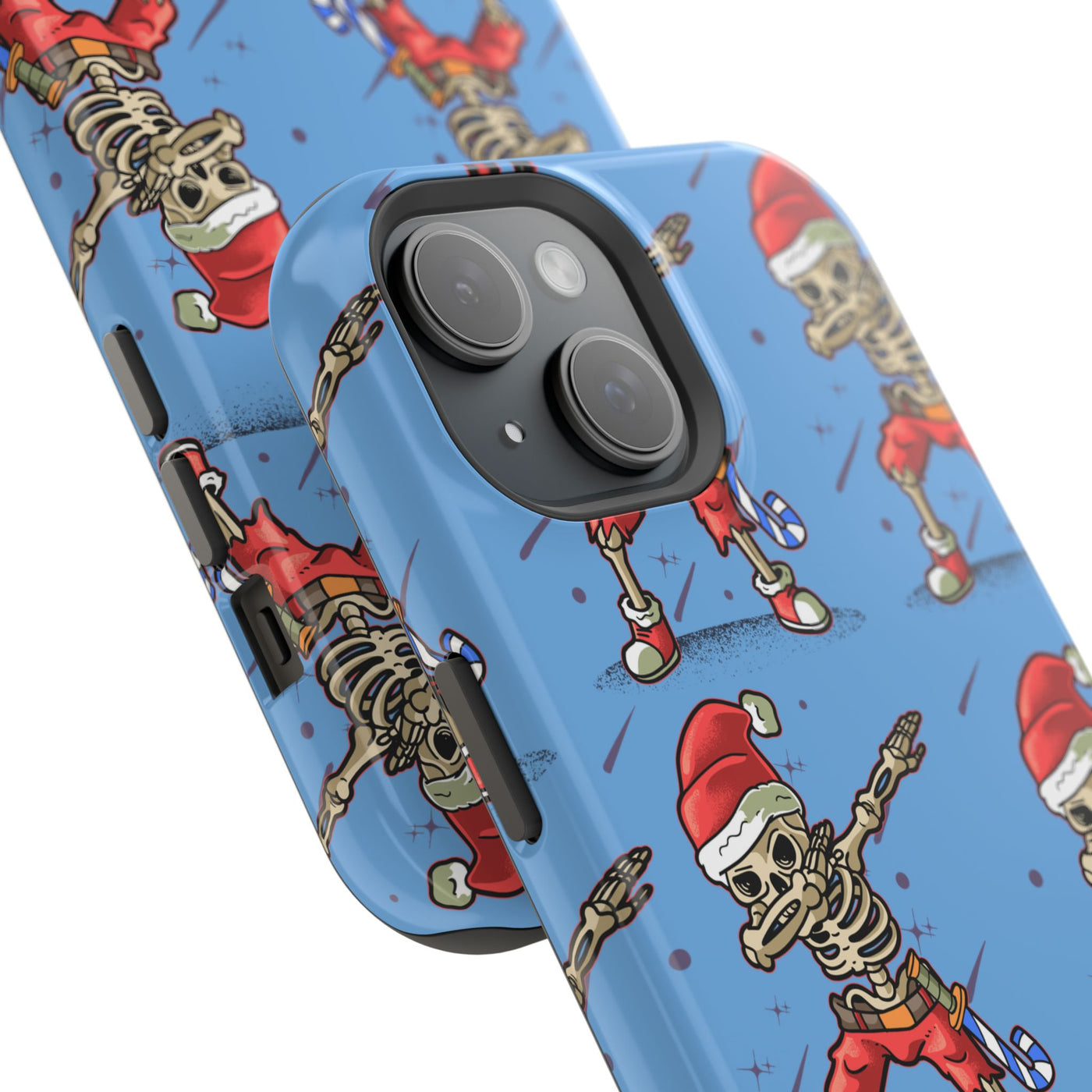 Santa Skelly Celly Phone Case | Durable & MagSafe Compatible