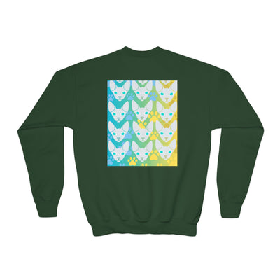 Sweatshirt: Hairless Kitty Design Crewneck
