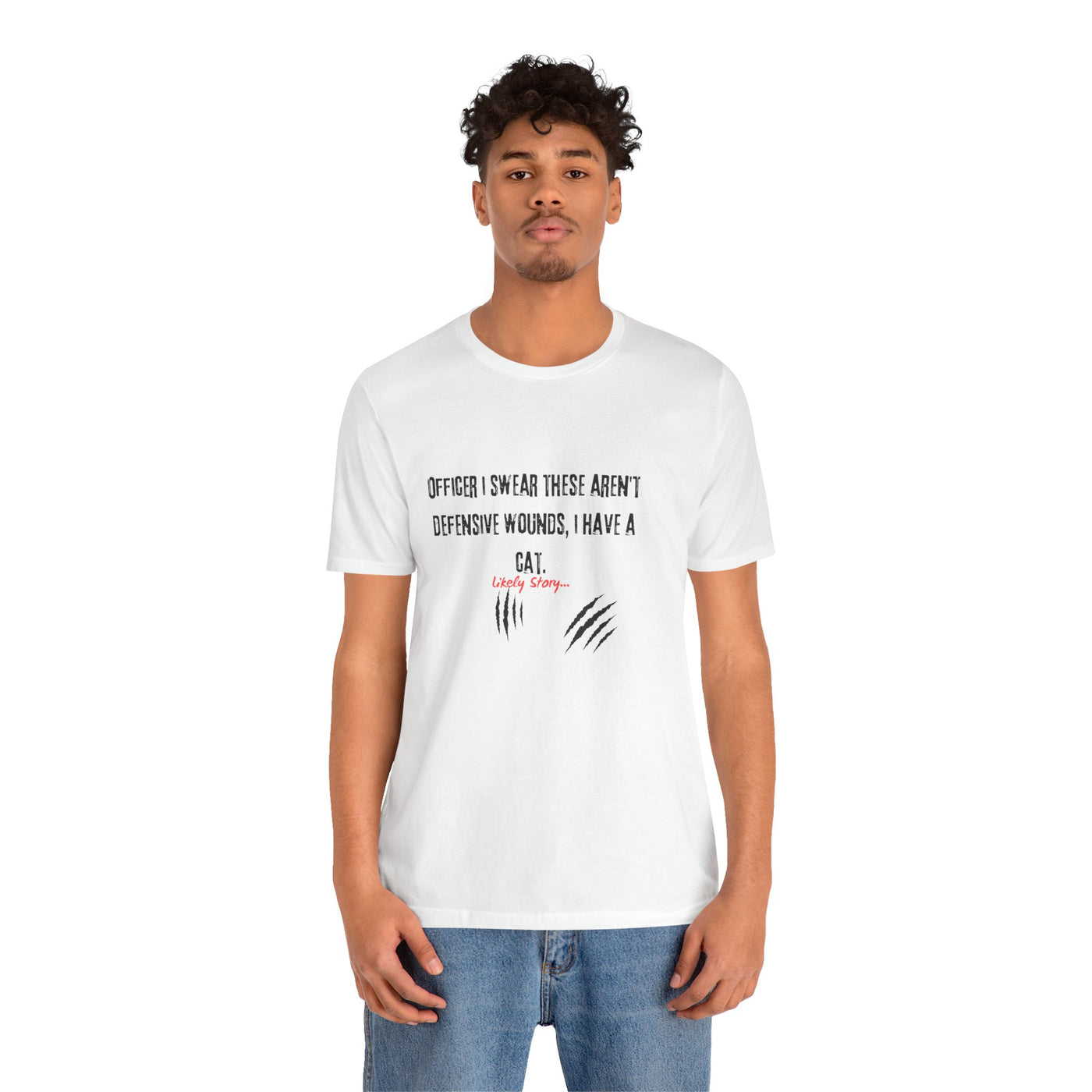 T-shirt: True Crime Joke | Cat Scratches