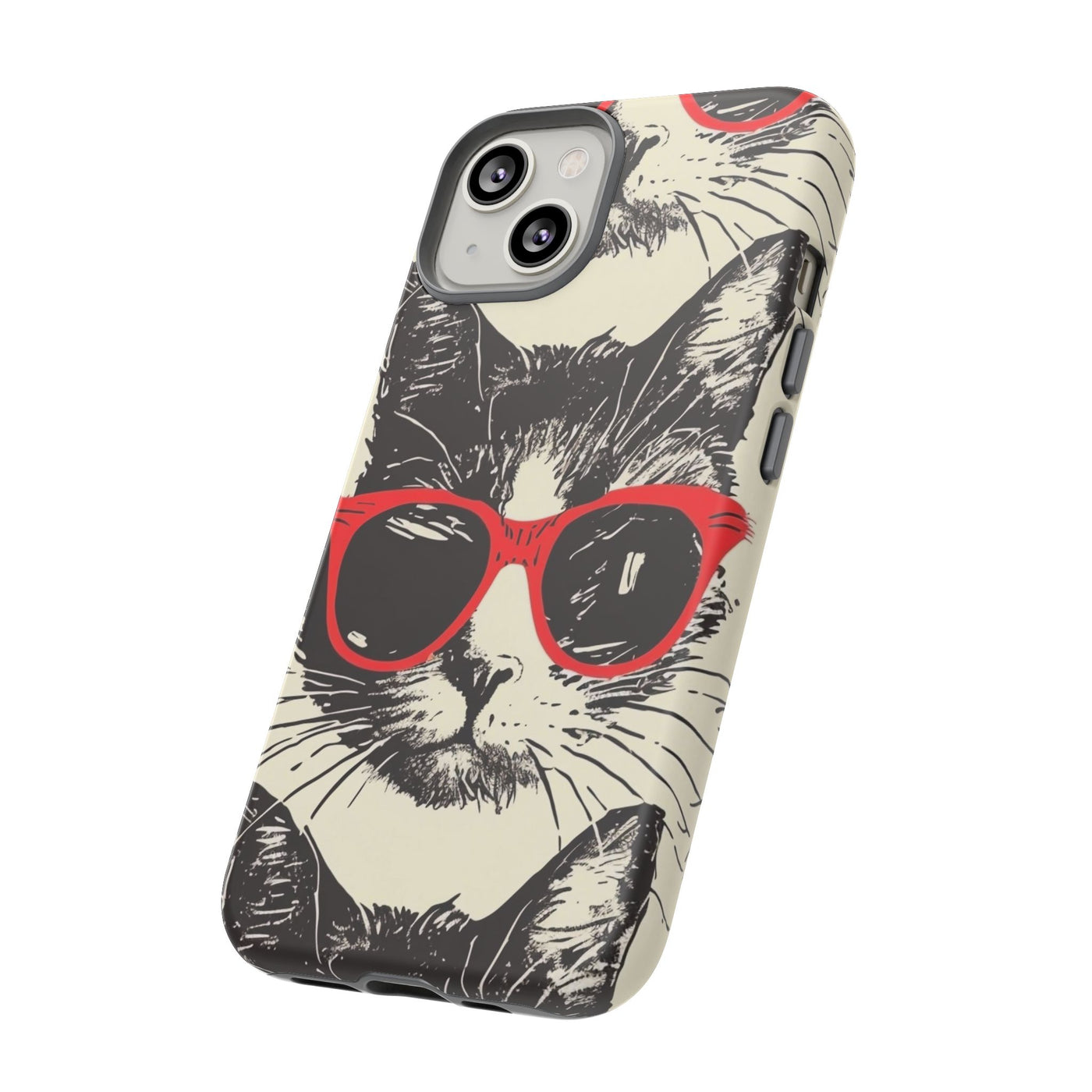 Phone Case: Sassy Cat Phone Case, Cute Cat Lovers Gift, Pet Lover Accessory, Fun Cat Phone Cover, Stylish Gadget Protection