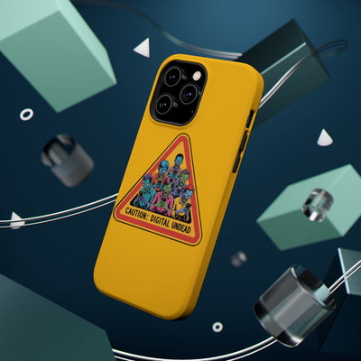 Phone Case: Zombie-Themed Tough Case for iPhone, Caution Digital Undead Phone Cover, Phone Accessory for Halloween, Unique Gift Idea, Trendy Phone [...]