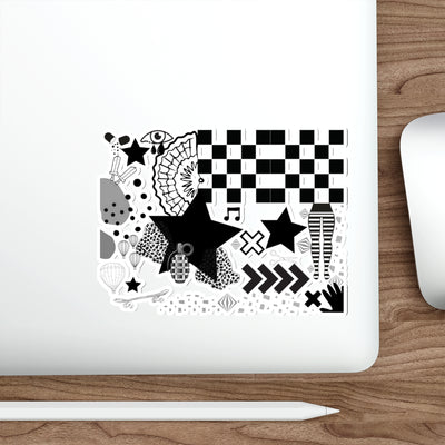 Die-Cut Stickers: Calm Like A Bomb Design