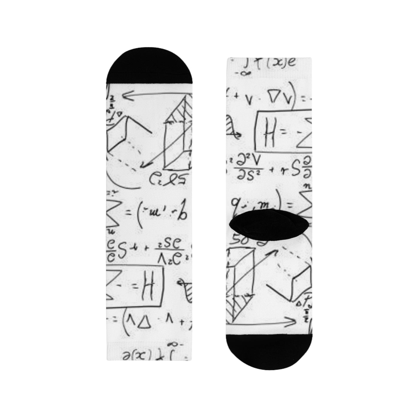 Math Crew Socks - Sublimation Crew Socks