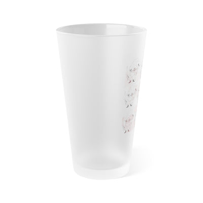 Glass: Stay Away from these Beasties Frosted Glass